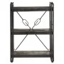3-tier solid mango wood bookshelf black 60x30x80cm by , Bookcases and shelves - Ref: Foro24-320626, Price: 129,22 €, Discount: %