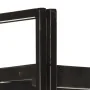 3-tier solid mango wood bookshelf black 60x30x80cm by , Bookcases and shelves - Ref: Foro24-320626, Price: 129,22 €, Discount: %