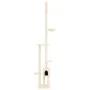 Floor to ceiling cat scratching tree cream 258.5-284.5 cm by , Cat furniture - Ref: Foro24-171717, Price: 80,63 €, Discount: %