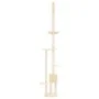 Floor to ceiling cat scratching tree cream 258.5-284.5 cm by , Cat furniture - Ref: Foro24-171717, Price: 80,63 €, Discount: %