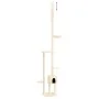 Floor to ceiling cat scratching tree cream 258.5-284.5 cm by , Cat furniture - Ref: Foro24-171717, Price: 80,63 €, Discount: %