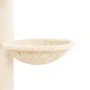 Floor to ceiling cat scratching tree cream 258.5-284.5 cm by , Cat furniture - Ref: Foro24-171717, Price: 80,63 €, Discount: %