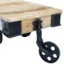 Coffee table with wheels rough mango wood by , Coffee table - Ref: Foro24-243280, Price: 276,39 €, Discount: %