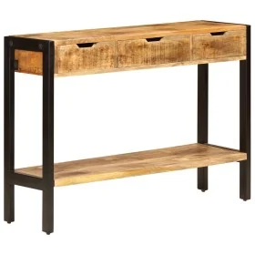 Sideboard with 3 drawers solid mango wood 110x35x75 cm by , Sideboards - Ref: Foro24-247406, Price: 187,19 €, Discount: %