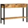 Aparador con 3 cajones madera maciza de mango 110x35x75 cm de , Aparadores - Ref: Foro24-247406, Precio: 187,19 €, Descuento: %