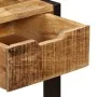 Sideboard with 3 drawers solid mango wood 110x35x75 cm by , Sideboards - Ref: Foro24-247406, Price: 187,19 €, Discount: %