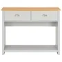 Gray console table 97x35x76 cm by , Side tables - Ref: Foro24-283741, Price: 62,68 €, Discount: %