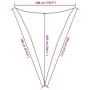 Light green HDPE sail awning 160 g/m² 5x7x7 m by , Umbrellas - Ref: Foro24-311319, Price: 46,57 €, Discount: %