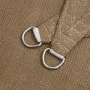 HDPE sail awning taupe gray 160 g/m² 2.5x2.5x3.5 m by , Umbrellas - Ref: Foro24-311416, Price: 17,77 €, Discount: %