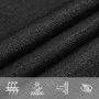 HDPE Segelmarkise schwarz 160 g/m² 4/5x3 m von , Sonnenschirme - Ref: Foro24-311765, Preis: 35,21 €, Rabatt: %