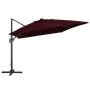 Freischwinger Sonnenschirm mit burgunderroten LED-Leuchten 400x300 cm von , Sonnenschirme - Ref: Foro24-312318, Preis: 332,88...