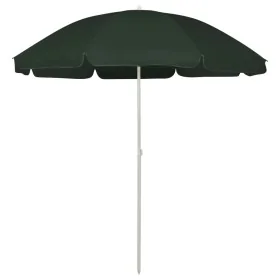 Green beach umbrella 240 cm by , Umbrellas - Ref: Foro24-314705, Price: 28,82 €, Discount: %