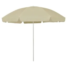 Yellow sand beach umbrella 300 cm by , Umbrellas - Ref: Foro24-314707, Price: 36,09 €, Discount: %