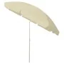 Sombrilla de playa amarillo arena 300 cm de , Sombrillas - Ref: Foro24-314707, Precio: 36,09 €, Descuento: %