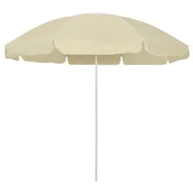 Yellow sand beach umbrella 240 cm by , Umbrellas - Ref: Foro24-314711, Price: 30,71 €, Discount: %