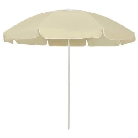 Yellow sand beach umbrella 240 cm by , Umbrellas - Ref: Foro24-314711, Price: 29,02 €, Discount: %
