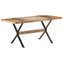 Rough mango wood dining table 160x80x76 cm by , Kitchen and dining tables - Ref: Foro24-321608, Price: 245,62 €, Discount: %