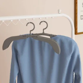 Extendable hangers 5 units gray by , Hangers - Ref: Foro24-344387, Price: 15,95 €, Discount: %
