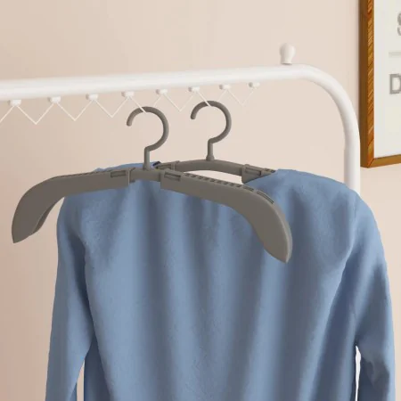 Extendable hangers 5 units gray by , Hangers - Ref: Foro24-344387, Price: 15,95 €, Discount: %
