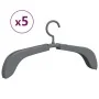 Perchas extensibles 5 unidades gris de , Perchas - Ref: Foro24-344387, Precio: 15,95 €, Descuento: %
