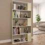 Estantería/divisor espacios blanco y roble sonoma 80x24x159 cm de , Librerías y estanterías - Ref: Foro24-800104, Precio: 66,...