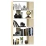 Regal-/Trennwände Weiß und Sonoma Eiche 80x24x159 cm von , Bücherregale und Regale - Ref: Foro24-800104, Preis: 66,24 €, Raba...