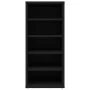 Black plywood shoe cabinet 31.5x35x70 cm by , Shoe racks and shoe organizers - Ref: Foro24-808983, Price: 45,46 €, Discount: %