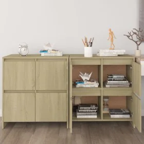 Aparadores 2 uds madera de ingeniería roble Sonoma 70x41x75 cm de , Aparadores - Ref: Foro24-3098091, Precio: 168,90 €, Descu...