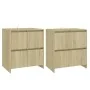 Sideboards 2 Stück Holzwerkstoff Sonoma Eiche 70x41x75 cm von , Sideboards - Ref: Foro24-3098091, Preis: 168,90 €, Rabatt: %