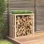 Brennholzhalter aus massiver Kiefer für den Außenbereich 108x52x106 cm von , Brennholztaschen und -halter - Ref: Foro24-82262...