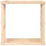 Brennholzhalter aus massiver Kiefer für den Außenbereich 108x52x106 cm von , Brennholztaschen und -halter - Ref: Foro24-82262...