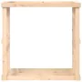 Soporte para leña de exterior madera maciza pino 108x52x106 cm de , Bolsas y soportes de leña - Ref: Foro24-822626, Precio: 8...