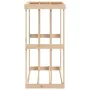 Soporte para leña de exterior madera maciza pino 108x52x106 cm de , Bolsas y soportes de leña - Ref: Foro24-822626, Precio: 8...