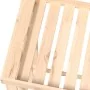 Brennholzhalter aus massiver Kiefer für den Außenbereich 108x52x106 cm von , Brennholztaschen und -halter - Ref: Foro24-82262...