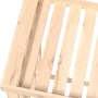 Soporte para leña de exterior madera maciza pino 108x52x106 cm de , Bolsas y soportes de leña - Ref: Foro24-822626, Precio: 8...