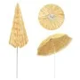 Hawaii style natural beach umbrella 300 cm by , Umbrellas - Ref: Foro24-44549, Price: 77,21 €, Discount: %