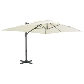 Cantilever garden umbrella with aluminum sand pole 400x300 cm by , Umbrellas - Ref: Foro24-44633, Price: 341,50 €, Discount: %