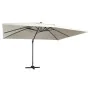 Ausleger Regenschirm LED-Leuchten und Aluminium-Sandstange 4x3 m von , Sonnenschirme - Ref: Foro24-47004, Preis: 412,67 €, Ra...