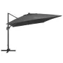 Ausleger Schirm LED Leuchten Aluminium anthrazit Stange 4x3 m von , Sonnenschirme - Ref: Foro24-47006, Preis: 394,69 €, Rabat...