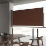 Brown retractable garden side awning 120x300 cm by , Umbrellas - Ref: Foro24-48343, Price: 75,85 €, Discount: %