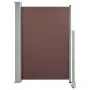 Brown retractable garden side awning 120x300 cm by , Umbrellas - Ref: Foro24-48343, Price: 75,85 €, Discount: %