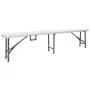 Bancos de jardín plegables 2 unidades 180 cm HDE blanco von , Gartenbänke - Ref: Foro24-48830, Preis: 119,39 €, Rabatt: %
