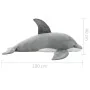 Gray Plush Dolphin by , Stuffed animals - Ref: Foro24-80230, Price: 75,53 €, Discount: %