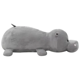 Gray Stuffed Hippo by , Stuffed animals - Ref: Foro24-80245, Price: 84,75 €, Discount: %
