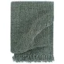 Manta de algodón verde oscuro 160x210 cm de , Mantas - Ref: Foro24-133759, Precio: 40,83 €, Descuento: %