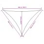 Blue Oxford fabric triangular sail awning 3x4x5 m by , Umbrellas - Ref: Foro24-135558, Price: 29,33 €, Discount: %