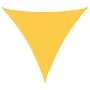 Yellow Oxford fabric triangular sail awning 5x5x5 m by , Umbrellas - Ref: Foro24-135620, Price: 53,19 €, Discount: %