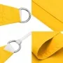 Yellow Oxford fabric triangular sail awning 5x5x5 m by , Umbrellas - Ref: Foro24-135620, Price: 53,19 €, Discount: %