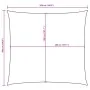 Square sail awning red Oxford fabric 5x5 m by , Umbrellas - Ref: Foro24-135636, Price: 77,86 €, Discount: %