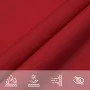 Red Oxford fabric triangular sail awning 4x5x5 m by , Umbrellas - Ref: Foro24-135674, Price: 38,43 €, Discount: %